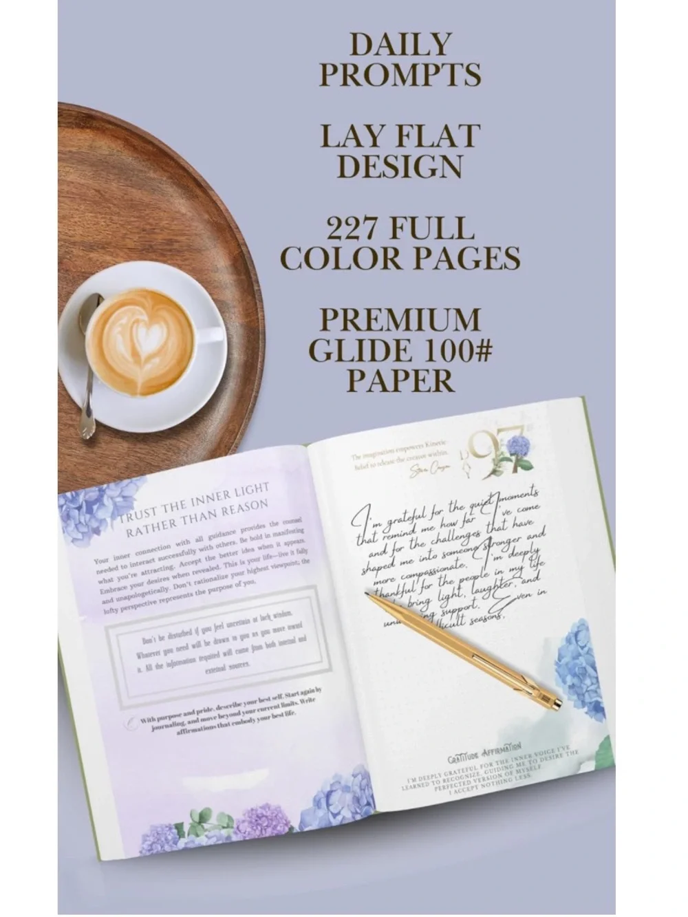 Law of Attraction 100-Day Guided Journal - Premium Quality, Full Color